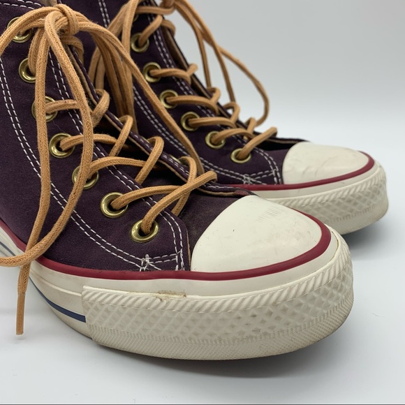 Converse Women's Sneakers in Dark Brown and Tan - Picture 7 of 15